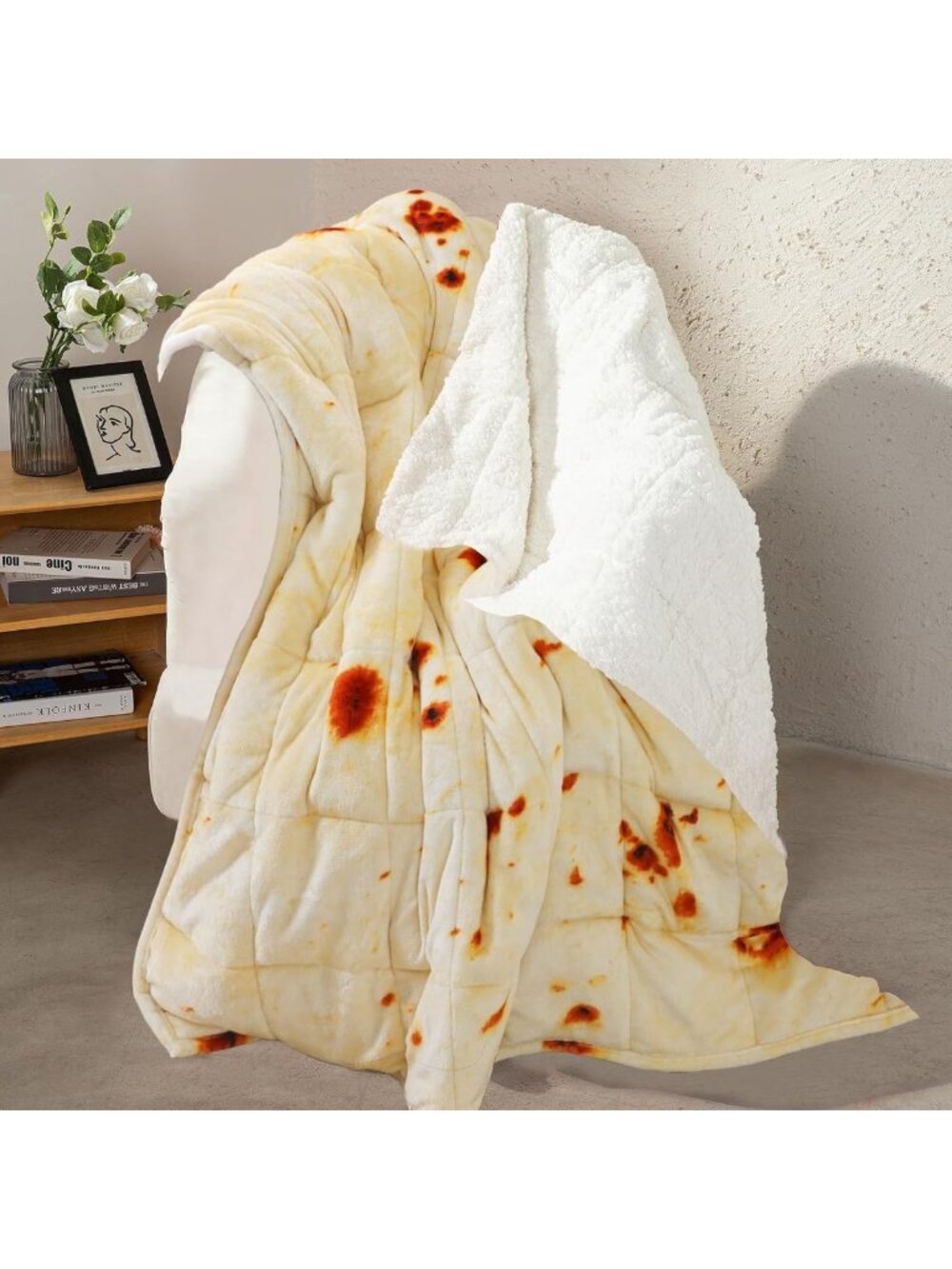 Cozy King Size 20lbs Weighted Blanket, Soft Sherpa Fleece, Washable Gift for